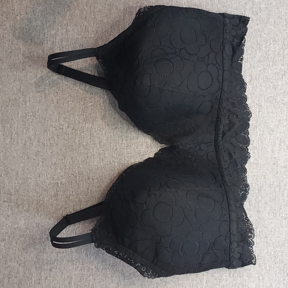 Elegant Black Lace Bralette